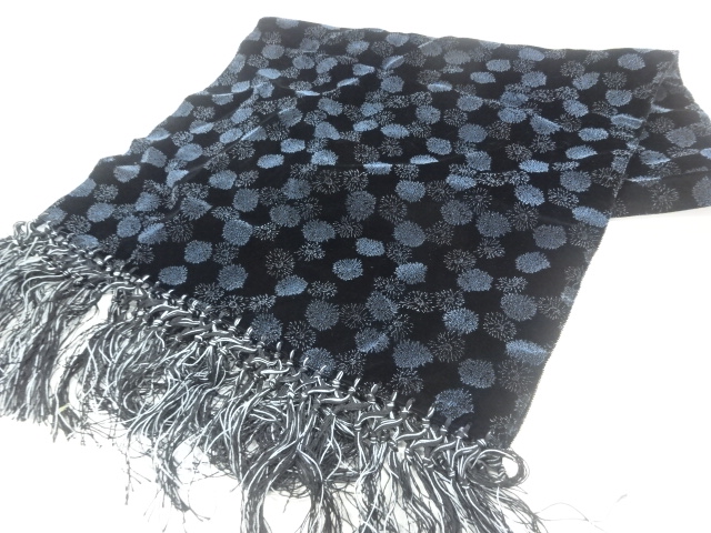 ビロード花模様ショール